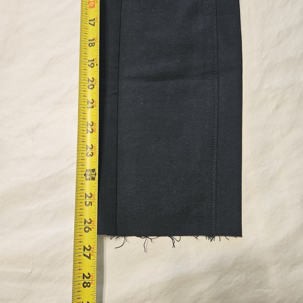 Lafayette 148 New York‎ Gramercy Acclaimed Stretch Pants Side Zip Small Raw Hem - Picture 6 of 7